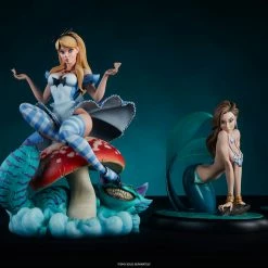 Maybang's Collectibles Sideshow Collectibles Sideshow Fairytale Fantasies Collection J Scott Campbell Collectibles Alice In Wonderland Alice Statue