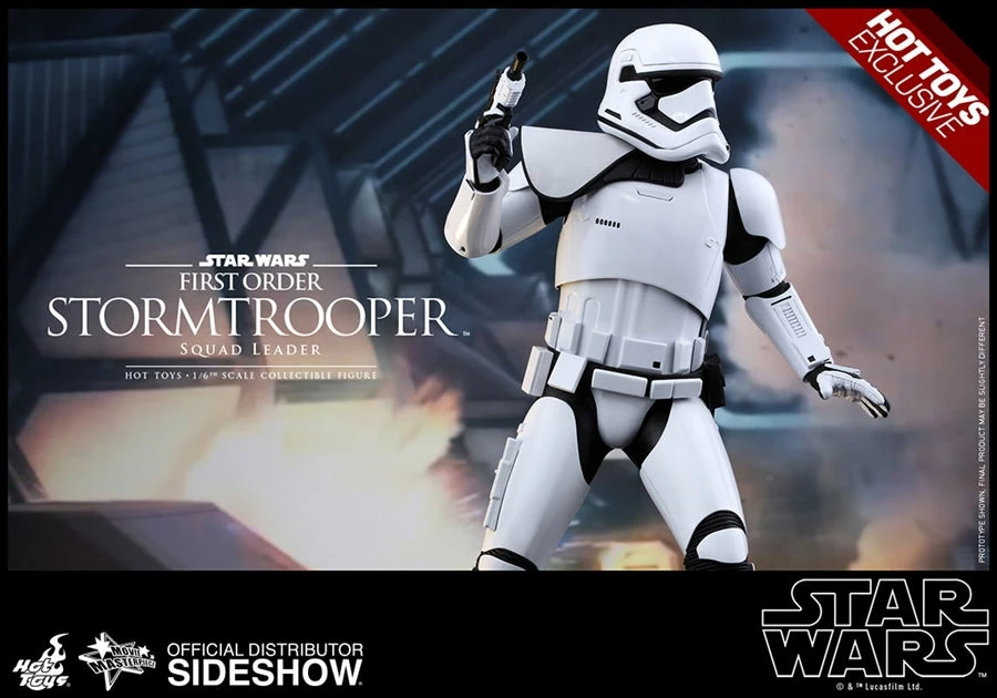 Vendor-unknown Hot Toys Star Wars Episode VII The Force Awakens First Order Stormtrooper (Squad Leader Exclusive) 1/6 Scale 12" Figure 8 Vendor-unknown Hot Toys Star Wars Episode VII The Force Awakens First Order Stormtrooper (Squad Leader Exclusive) 1/6 Scale 12" Figure