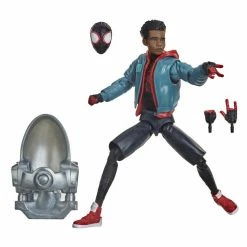 Maybang's Collectibles Hasbro Marvel Legends Spider-Man Into The Spider-Verse Miles Morales (Stilt-Man BAF) 6-Inch Action Figure