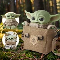 Maybang's Collectibles Mattel Star Wars The Mandalorian The Child Premium Plush Satchell Bundle