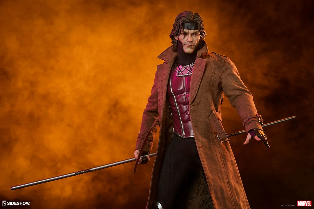 Maybang's Collectibles Sideshow Marvel Comics X-Men Gambit Deluxe 1/6 Scale 12" Collectible Figure Sideshow Collectibles 2 Maybang's Collectibles Sideshow Marvel Comics X-Men Gambit Deluxe 1/6 Scale 12" Collectible Figure Sideshow Collectibles