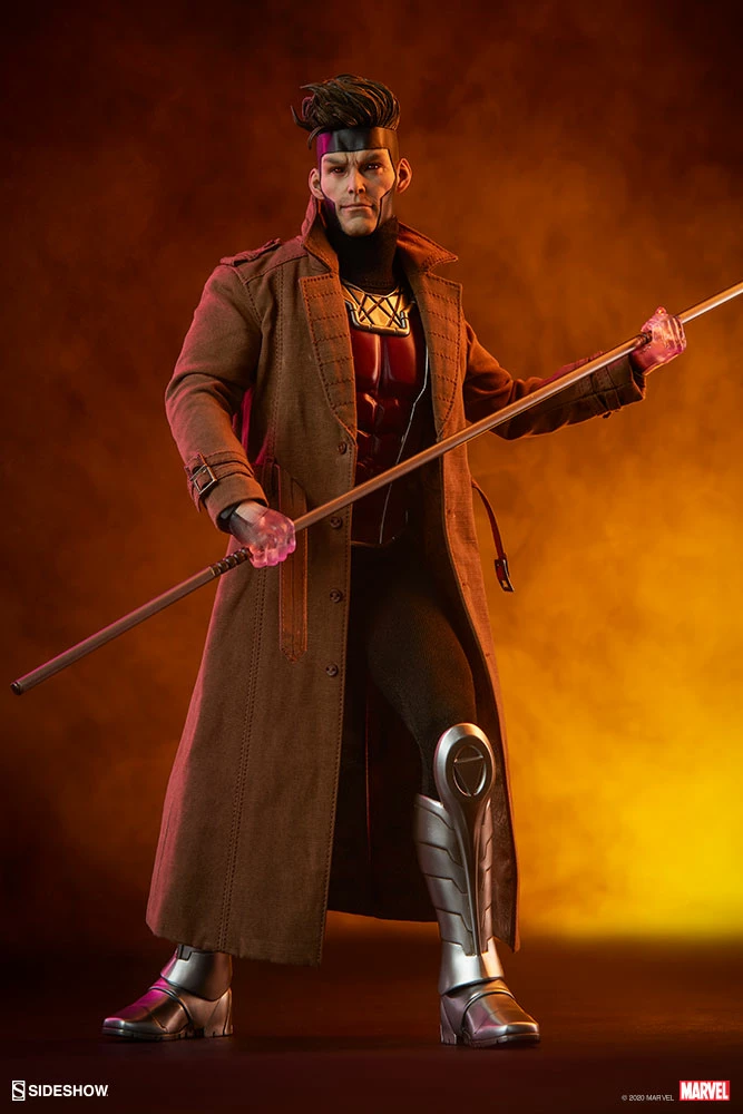 Maybang's Collectibles Sideshow Marvel Comics X-Men Gambit Deluxe 1/6 Scale 12" Collectible Figure Sideshow Collectibles 4 Maybang's Collectibles Sideshow Marvel Comics X-Men Gambit Deluxe 1/6 Scale 12" Collectible Figure Sideshow Collectibles