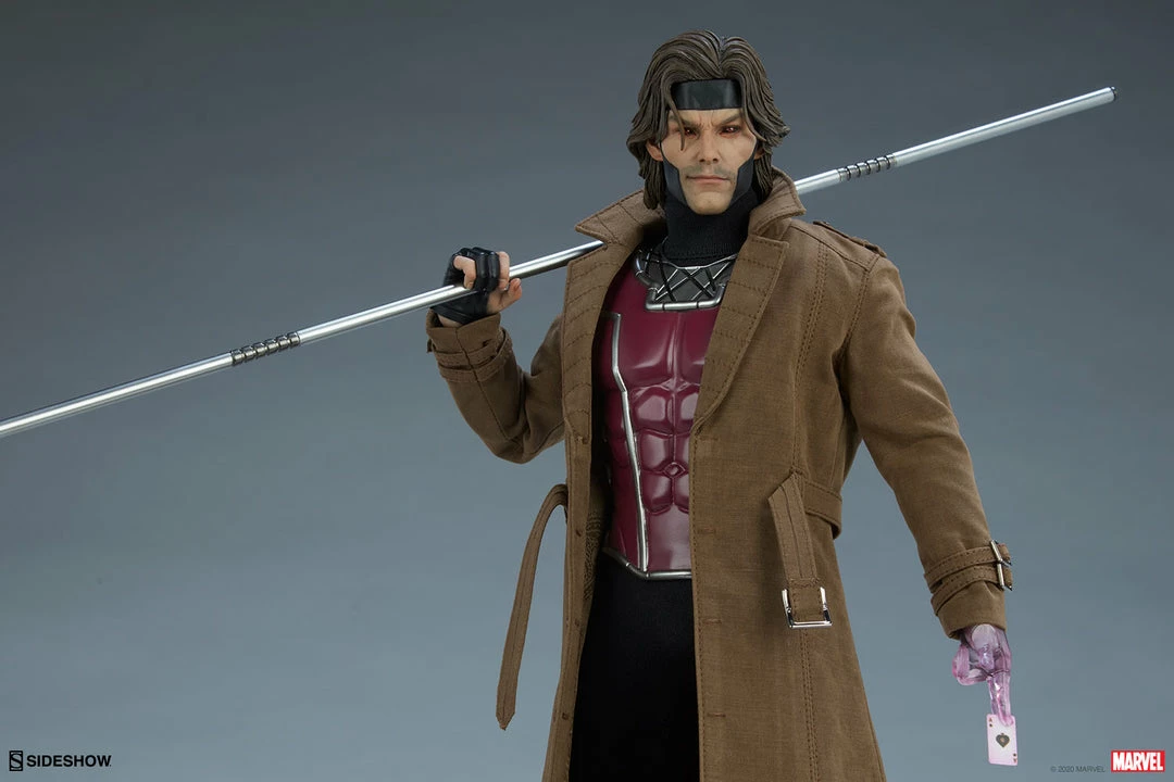 Maybang's Collectibles Sideshow Marvel Comics X-Men Gambit Deluxe 1/6 Scale 12" Collectible Figure Sideshow Collectibles 7 Maybang's Collectibles Sideshow Marvel Comics X-Men Gambit Deluxe 1/6 Scale 12" Collectible Figure Sideshow Collectibles