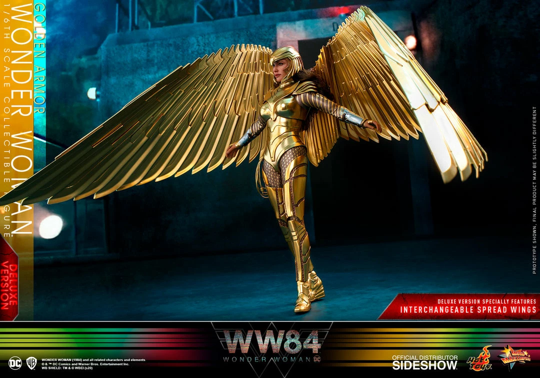 Maybang's Collectibles Hot Toys DC Comics Wonder Woman 1984 Golden Armor Wonder Woman (Deluxe Ver.) 1/6 Scale Collectible Figure 8 Maybang's Collectibles Hot Toys DC Comics Wonder Woman 1984 Golden Armor Wonder Woman (Deluxe Ver.) 1/6 Scale Collectible Figure