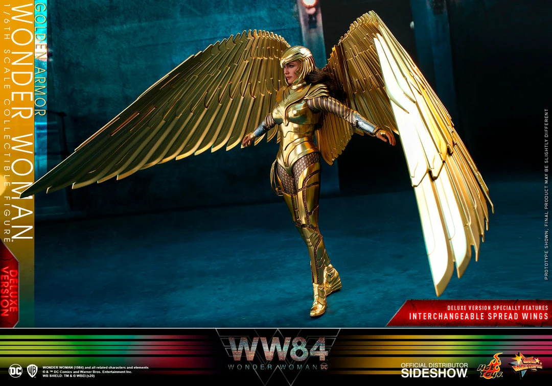 Maybang's Collectibles Hot Toys DC Comics Wonder Woman 1984 Golden Armor Wonder Woman (Deluxe Ver.) 1/6 Scale Collectible Figure 9 Maybang's Collectibles Hot Toys DC Comics Wonder Woman 1984 Golden Armor Wonder Woman (Deluxe Ver.) 1/6 Scale Collectible Figure