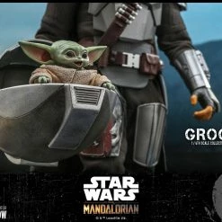 Maybang's Collectibles Hot Toys Star Wars The Mandalorian - Television Masterpiece Series The Child (Grogu) 1/6 Scale Collectible Figure Set