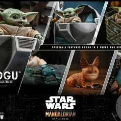 Maybang's Collectibles Hot Toys Star Wars The Mandalorian - Television Masterpiece Series The Child (Grogu) 1/6 Scale Collectible Figure Set