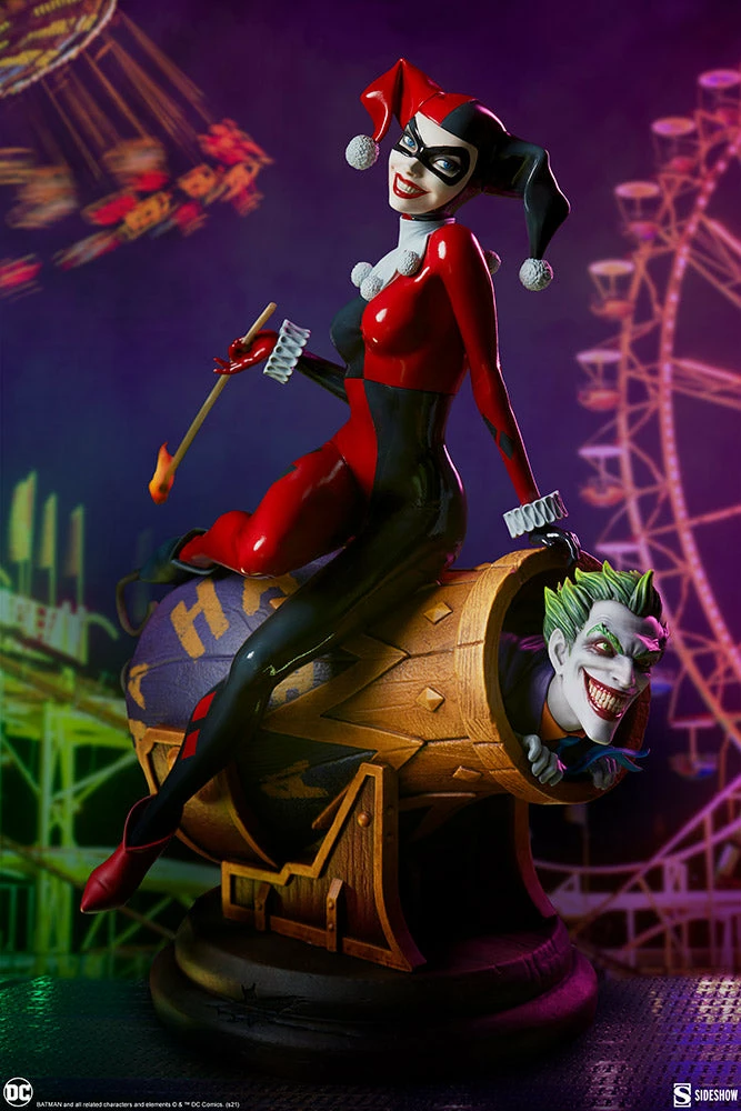 Maybang's Collectibles Sideshow Collectibles Sideshow DC Comics Harley Quinn And The Joker Diorama Statue 1 Maybang's Collectibles Sideshow Collectibles Sideshow DC Comics Harley Quinn And The Joker Diorama Statue