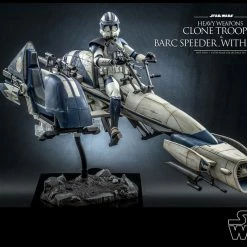 Maybang's Collectibles Hot Toys Star Wars: The Clone Wars Heavy Weapons Clone Trooper And BARC Speeder With Sidecar
