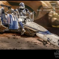 Maybang's Collectibles Hot Toys Star Wars: The Clone Wars Heavy Weapons Clone Trooper And BARC Speeder With Sidecar