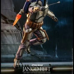 Maybang's Collectibles Hot Toys Star Wars Episode II: Attack Of The Clones Jango Fett 1/6 Scale 12" Collectible Figure