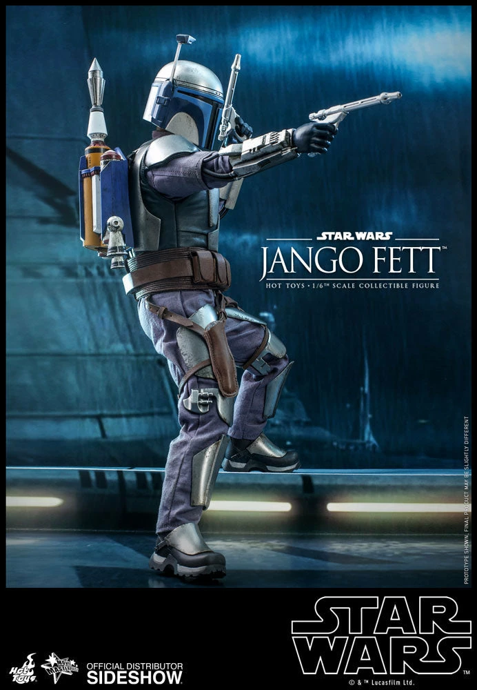 Maybang's Collectibles Hot Toys Star Wars Episode II: Attack Of The Clones Jango Fett 1/6 Scale 12" Collectible Figure 3 Maybang's Collectibles Hot Toys Star Wars Episode II: Attack Of The Clones Jango Fett 1/6 Scale 12" Collectible Figure