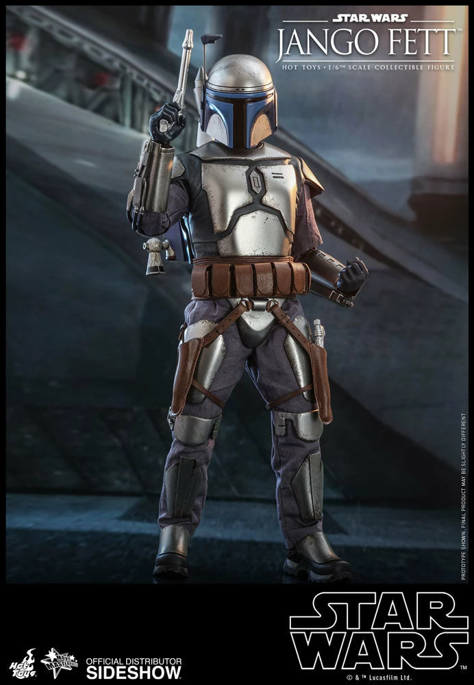 Maybang's Collectibles Hot Toys Star Wars Episode II: Attack Of The Clones Jango Fett 1/6 Scale 12" Collectible Figure 6 Maybang's Collectibles Hot Toys Star Wars Episode II: Attack Of The Clones Jango Fett 1/6 Scale 12" Collectible Figure