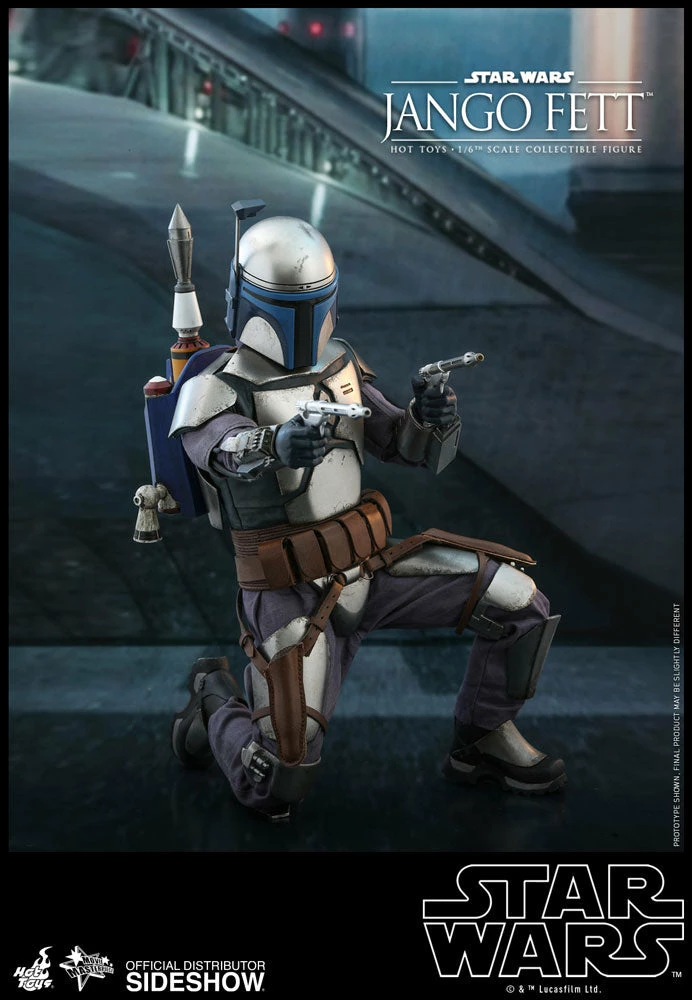 Maybang's Collectibles Hot Toys Star Wars Episode II: Attack Of The Clones Jango Fett 1/6 Scale 12" Collectible Figure 7 Maybang's Collectibles Hot Toys Star Wars Episode II: Attack Of The Clones Jango Fett 1/6 Scale 12" Collectible Figure