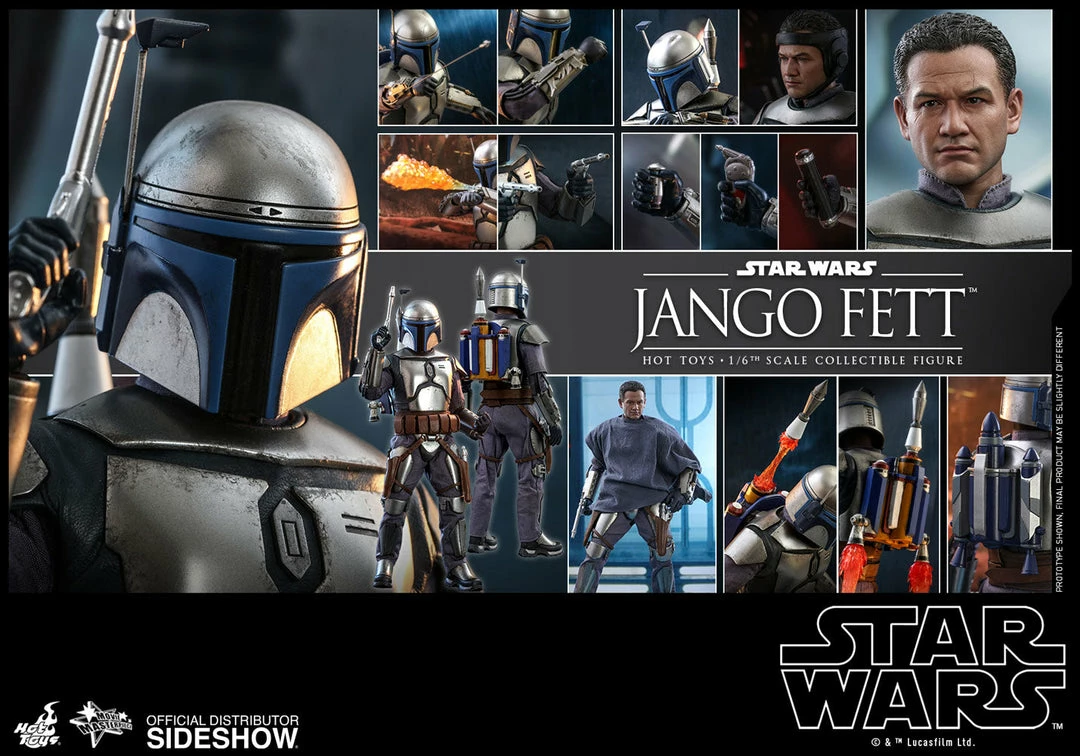 Maybang's Collectibles Hot Toys Star Wars Episode II: Attack Of The Clones Jango Fett 1/6 Scale 12" Collectible Figure 22 Maybang's Collectibles Hot Toys Star Wars Episode II: Attack Of The Clones Jango Fett 1/6 Scale 12" Collectible Figure