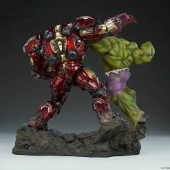 Maybang's Collectibles Sideshow Marvel Comcis Hulk Vs Hulkbuster Maquette Statue Sideshow Collectibles