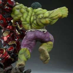 Maybang's Collectibles Sideshow Marvel Comcis Hulk Vs Hulkbuster Maquette Statue Sideshow Collectibles