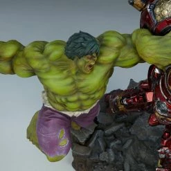 Maybang's Collectibles Sideshow Marvel Comcis Hulk Vs Hulkbuster Maquette Statue Sideshow Collectibles