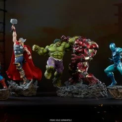 Maybang's Collectibles Sideshow Marvel Comcis Hulk Vs Hulkbuster Maquette Statue Sideshow Collectibles
