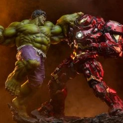 Maybang's Collectibles Sideshow Marvel Comcis Hulk Vs Hulkbuster Maquette Statue Sideshow Collectibles