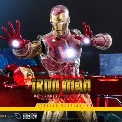 Maybang's Collectibles Hot Toys Marvel Comics The Origins Collection - Comics Masterpiece Series Diecast Iron Man (Delxue) 1/6 Scale Collectible Figure