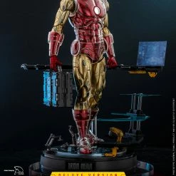 Maybang's Collectibles Hot Toys Marvel Comics The Origins Collection - Comics Masterpiece Series Diecast Iron Man (Delxue) 1/6 Scale Collectible Figure