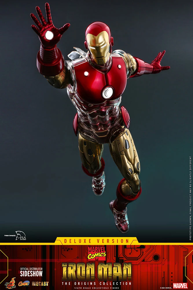 Maybang's Collectibles Hot Toys Marvel Comics The Origins Collection - Comics Masterpiece Series Diecast Iron Man (Delxue) 1/6 Scale Collectible Figure 17 Maybang's Collectibles Hot Toys Marvel Comics The Origins Collection - Comics Masterpiece Series Diecast Iron Man (Delxue) 1/6 Scale Collectible Figure