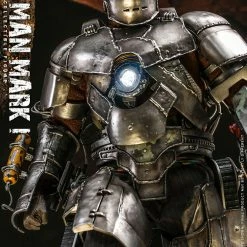 Maybang's Collectibles Hot Toys Marvel Iron Man Iron Man Mark I Suit Diecast 1/6 Scale 12