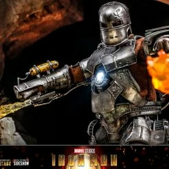 Maybang's Collectibles Hot Toys Marvel Iron Man Iron Man Mark I Suit Diecast 1/6 Scale 12