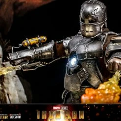 Maybang's Collectibles Hot Toys Marvel Iron Man Iron Man Mark I Suit Diecast 1/6 Scale 12