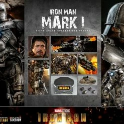 Maybang's Collectibles Hot Toys Marvel Iron Man Iron Man Mark I Suit Diecast 1/6 Scale 12