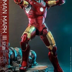 Maybang's Collectibles Hot Toys Marvel Comics Iron Man (2008) Iron Man Mark III (2.0) Diecast 1/6 Scale 12" Collectible Figure Sixth Scale Figure 25 Maybang's Collectibles Hot Toys Marvel Comics Iron Man (2008) Iron Man Mark III (2.0) Diecast 1/6 Scale 12