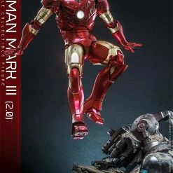 Maybang's Collectibles Hot Toys Marvel Comics Iron Man (2008) Iron Man Mark III (2.0) Diecast 1/6 Scale 12" Collectible Figure Sixth Scale Figure 26 Maybang's Collectibles Hot Toys Marvel Comics Iron Man (2008) Iron Man Mark III (2.0) Diecast 1/6 Scale 12
