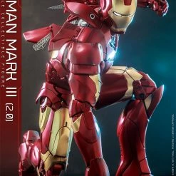 Maybang's Collectibles Hot Toys Marvel Comics Iron Man (2008) Iron Man Mark III (2.0) Diecast 1/6 Scale 12" Collectible Figure Sixth Scale Figure 30 Maybang's Collectibles Hot Toys Marvel Comics Iron Man (2008) Iron Man Mark III (2.0) Diecast 1/6 Scale 12