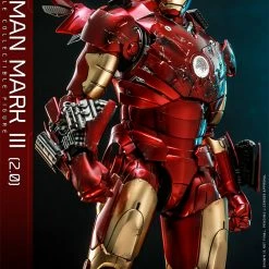 Maybang's Collectibles Hot Toys Marvel Comics Iron Man (2008) Iron Man Mark III (2.0) Diecast 1/6 Scale 12" Collectible Figure Sixth Scale Figure 31 Maybang's Collectibles Hot Toys Marvel Comics Iron Man (2008) Iron Man Mark III (2.0) Diecast 1/6 Scale 12