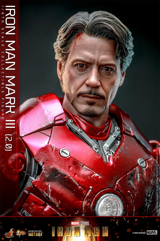 Maybang's Collectibles Hot Toys Marvel Comics Iron Man (2008) Iron Man Mark III (2.0) Diecast 1/6 Scale 12" Collectible Figure Sixth Scale Figure 14 Maybang's Collectibles Hot Toys Marvel Comics Iron Man (2008) Iron Man Mark III (2.0) Diecast 1/6 Scale 12" Collectible Figure Sixth Scale Figure