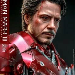 Maybang's Collectibles Hot Toys Marvel Comics Iron Man (2008) Iron Man Mark III (2.0) Diecast 1/6 Scale 12" Collectible Figure Sixth Scale Figure 35 Maybang's Collectibles Hot Toys Marvel Comics Iron Man (2008) Iron Man Mark III (2.0) Diecast 1/6 Scale 12