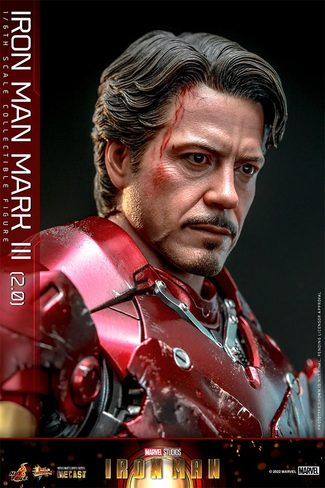 Maybang's Collectibles Hot Toys Marvel Comics Iron Man (2008) Iron Man Mark III (2.0) Diecast 1/6 Scale 12" Collectible Figure Sixth Scale Figure 16 Maybang's Collectibles Hot Toys Marvel Comics Iron Man (2008) Iron Man Mark III (2.0) Diecast 1/6 Scale 12" Collectible Figure Sixth Scale Figure
