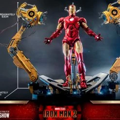 Maybang's Collectibles Hot Toys Marvel Comics Iron Man 2 Iron Man Mark IV With Suit-Up Gantry 1/4 Quarter Scale Collectibles Figure Set 25 Maybang's Collectibles Hot Toys Marvel Comics Iron Man 2 Iron Man Mark IV With Suit-Up Gantry 1/4 Quarter Scale Collectibles Figure Set