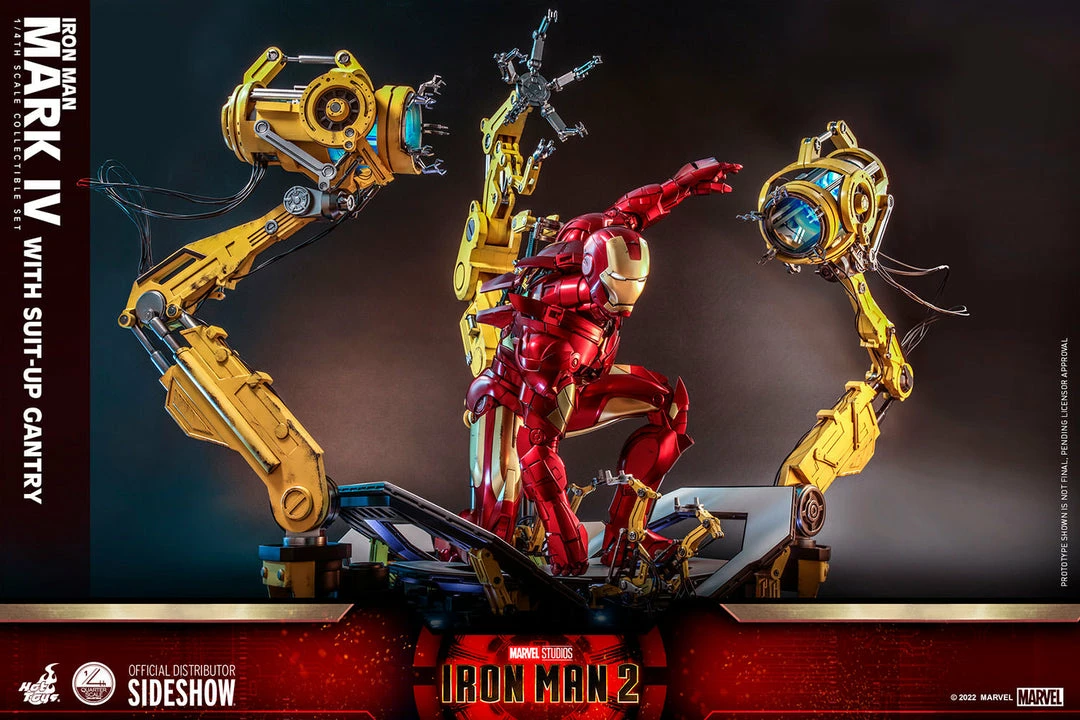 Maybang's Collectibles Hot Toys Marvel Comics Iron Man 2 Iron Man Mark IV With Suit-Up Gantry 1/4 Quarter Scale Collectibles Figure Set 5 Maybang's Collectibles Hot Toys Marvel Comics Iron Man 2 Iron Man Mark IV With Suit-Up Gantry 1/4 Quarter Scale Collectibles Figure Set