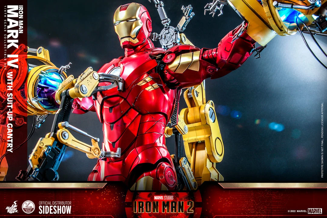 Maybang's Collectibles Hot Toys Marvel Comics Iron Man 2 Iron Man Mark IV With Suit-Up Gantry 1/4 Quarter Scale Collectibles Figure Set 10 Maybang's Collectibles Hot Toys Marvel Comics Iron Man 2 Iron Man Mark IV With Suit-Up Gantry 1/4 Quarter Scale Collectibles Figure Set