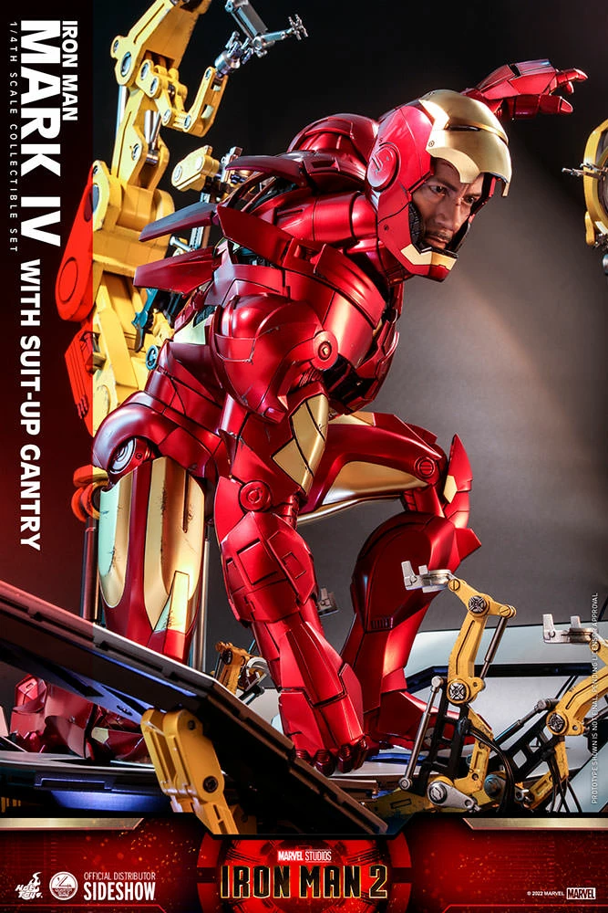 Maybang's Collectibles Hot Toys Marvel Comics Iron Man 2 Iron Man Mark IV With Suit-Up Gantry 1/4 Quarter Scale Collectibles Figure Set 16 Maybang's Collectibles Hot Toys Marvel Comics Iron Man 2 Iron Man Mark IV With Suit-Up Gantry 1/4 Quarter Scale Collectibles Figure Set