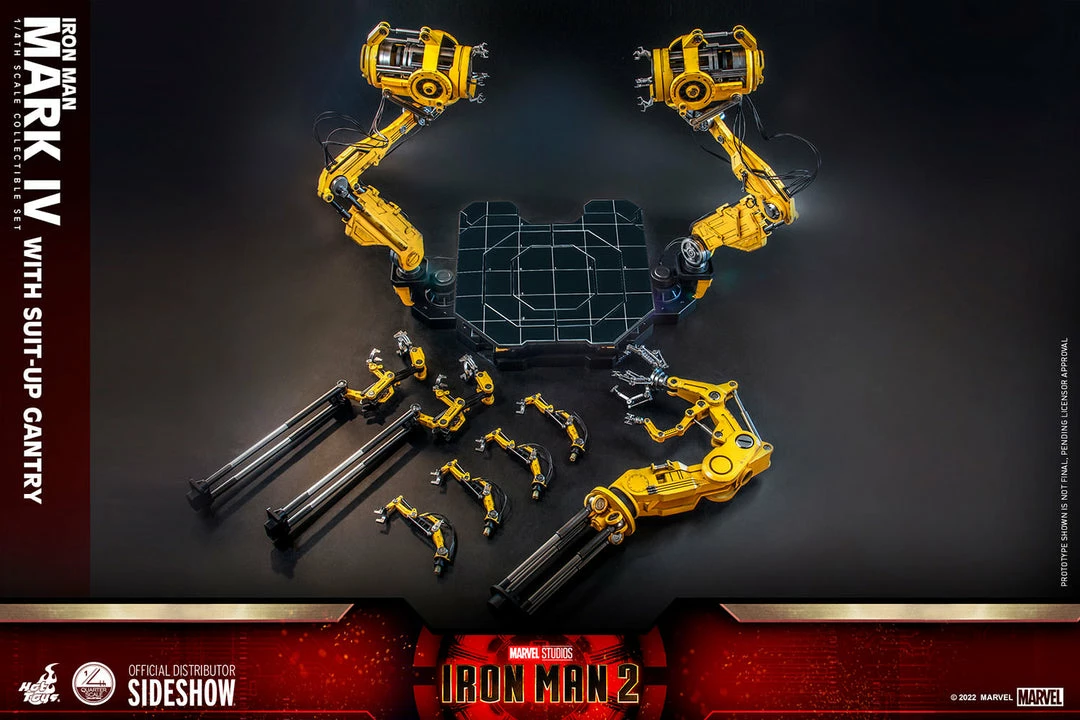 Maybang's Collectibles Hot Toys Marvel Comics Iron Man 2 Iron Man Mark IV With Suit-Up Gantry 1/4 Quarter Scale Collectibles Figure Set 19 Maybang's Collectibles Hot Toys Marvel Comics Iron Man 2 Iron Man Mark IV With Suit-Up Gantry 1/4 Quarter Scale Collectibles Figure Set