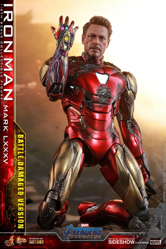 Maybang's Collectibles Hot Toys Marvel Comics Avengers Endgame Iron Man Mark LXXXV (Battle Damaged Version) Diecast 1/6 Scale Collectible Figure 3 Maybang's Collectibles Hot Toys Marvel Comics Avengers Endgame Iron Man Mark LXXXV (Battle Damaged Version) Diecast 1/6 Scale Collectible Figure