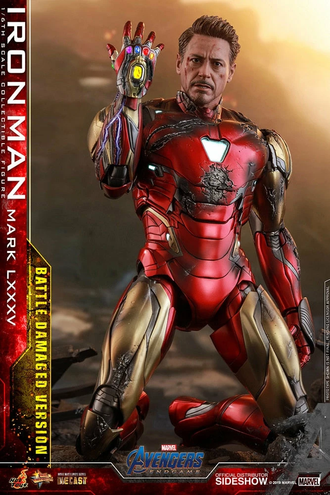 Maybang's Collectibles Hot Toys Marvel Comics Avengers Endgame Iron Man Mark LXXXV (Battle Damaged Version) Diecast 1/6 Scale Collectible Figure 5 Maybang's Collectibles Hot Toys Marvel Comics Avengers Endgame Iron Man Mark LXXXV (Battle Damaged Version) Diecast 1/6 Scale Collectible Figure