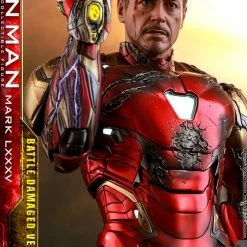 Maybang's Collectibles Hot Toys Marvel Comics Avengers Endgame Iron Man Mark LXXXV (Battle Damaged Version) Diecast 1/6 Scale Collectible Figure 29 Maybang's Collectibles Hot Toys Marvel Comics Avengers Endgame Iron Man Mark LXXXV (Battle Damaged Version) Diecast 1/6 Scale Collectible Figure