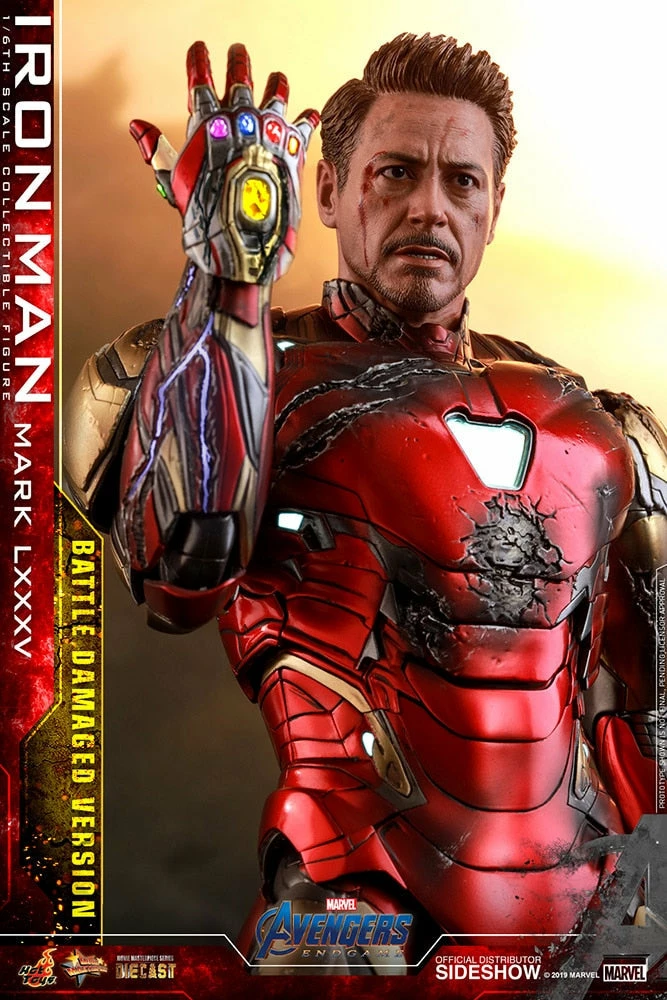 Maybang's Collectibles Hot Toys Marvel Comics Avengers Endgame Iron Man Mark LXXXV (Battle Damaged Version) Diecast 1/6 Scale Collectible Figure 7 Maybang's Collectibles Hot Toys Marvel Comics Avengers Endgame Iron Man Mark LXXXV (Battle Damaged Version) Diecast 1/6 Scale Collectible Figure