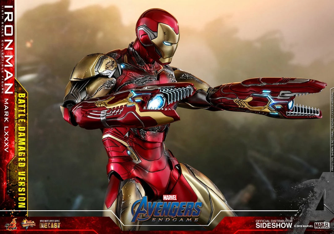 Maybang's Collectibles Hot Toys Marvel Comics Avengers Endgame Iron Man Mark LXXXV (Battle Damaged Version) Diecast 1/6 Scale Collectible Figure 15 Maybang's Collectibles Hot Toys Marvel Comics Avengers Endgame Iron Man Mark LXXXV (Battle Damaged Version) Diecast 1/6 Scale Collectible Figure