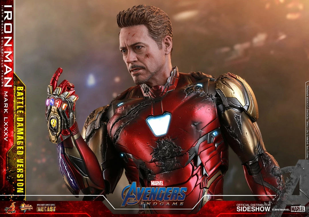 Maybang's Collectibles Hot Toys Marvel Comics Avengers Endgame Iron Man Mark LXXXV (Battle Damaged Version) Diecast 1/6 Scale Collectible Figure 20 Maybang's Collectibles Hot Toys Marvel Comics Avengers Endgame Iron Man Mark LXXXV (Battle Damaged Version) Diecast 1/6 Scale Collectible Figure