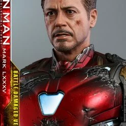 Maybang's Collectibles Hot Toys Marvel Comics Avengers Endgame Iron Man Mark LXXXV (Battle Damaged Version) Diecast 1/6 Scale Collectible Figure 44 Maybang's Collectibles Hot Toys Marvel Comics Avengers Endgame Iron Man Mark LXXXV (Battle Damaged Version) Diecast 1/6 Scale Collectible Figure